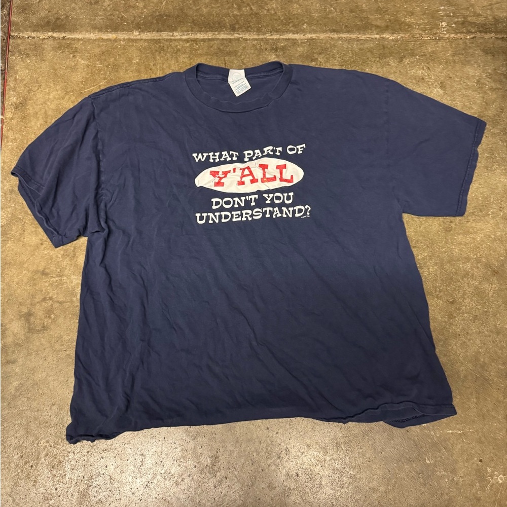 Navy Blue Graphic T-Shirt size 2XL men’s
